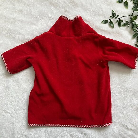 Baby GAP Housecoat Size 0-3M | Red Fleece Cozy VGUC - Picture 11 of 16